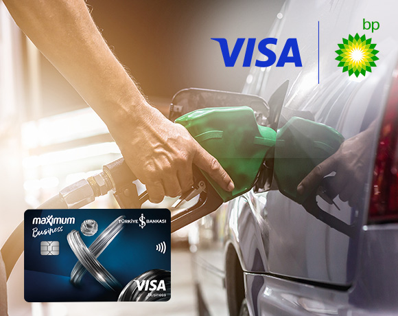 İş Bankası Visa Ticari Kredi Kartı sahiplerine özel BP Taşıtmatik'te %4 indirim fırsatı!