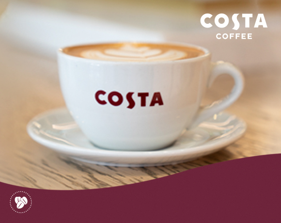 Costa Coffee'de %20 İndirim!