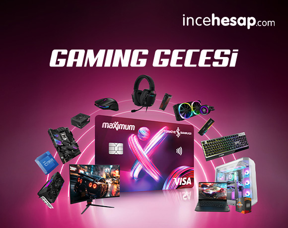 İncehesap.com'da Gaming Gecesi'ne Özel İlk Alışverişinize % 10 İndirim!